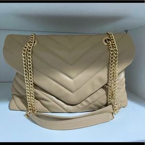 ✨SHEIN tan chain handbag✨